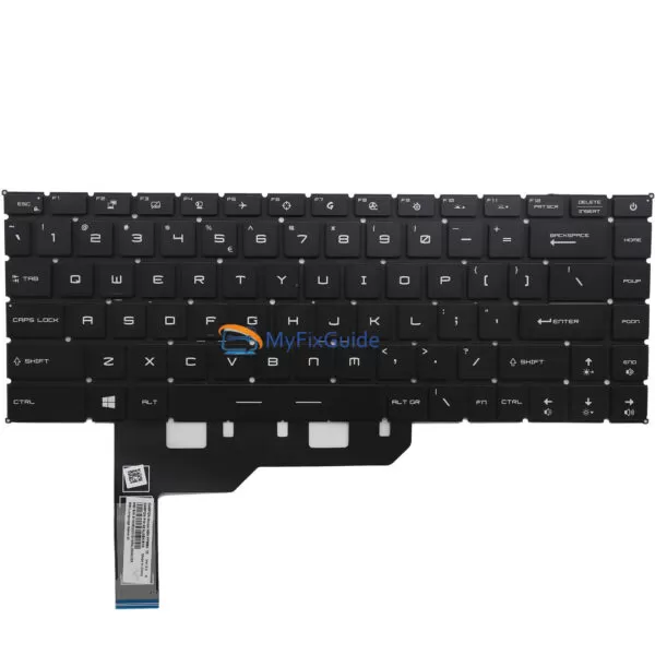 Backlit Keyboard for MSI GP66 Leopard 10UE 10UG 10UH 11UG 11UH