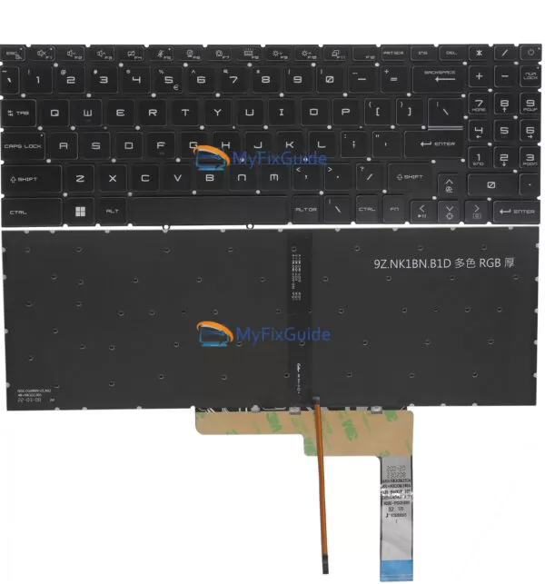 RGB Keyboard for MSI PULSE GL66 GL76