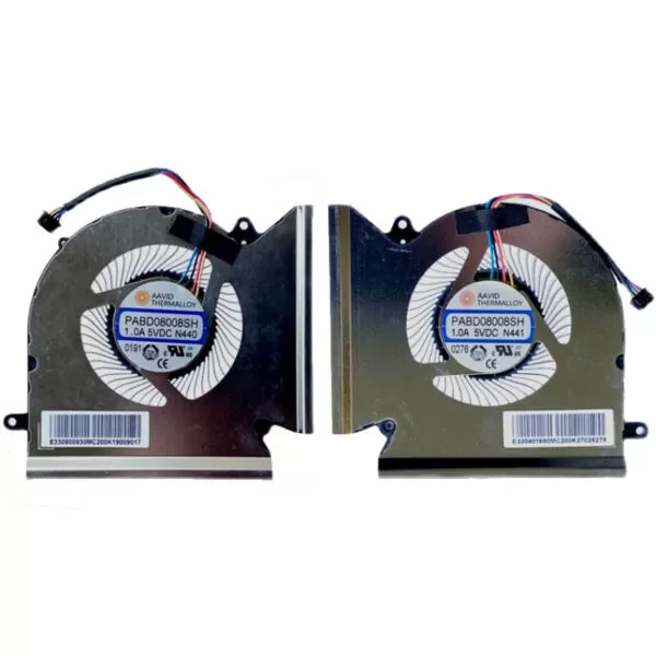 GPU CPU Fan for MSI GE66 Raider, GP66 Leopard, Pulse GL66