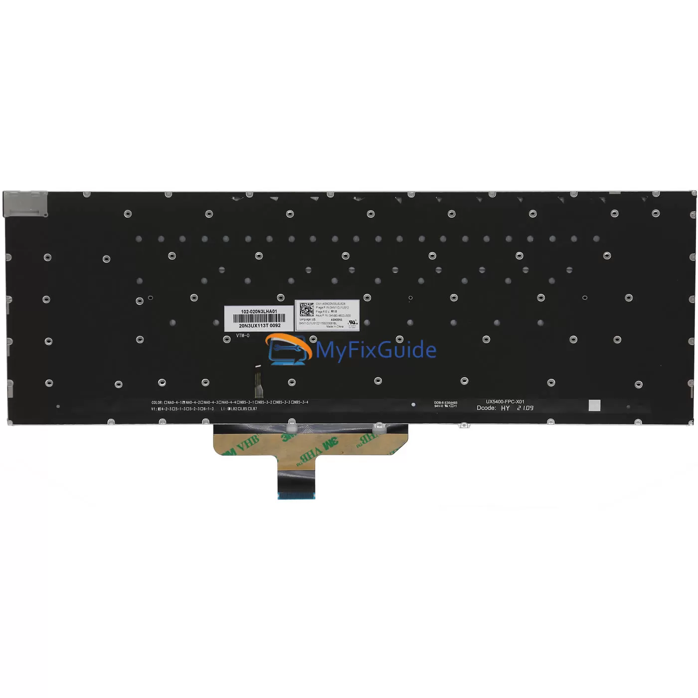 Keyboard for ASUS Zenbook 14X OLED UX5400EA UX5400EG