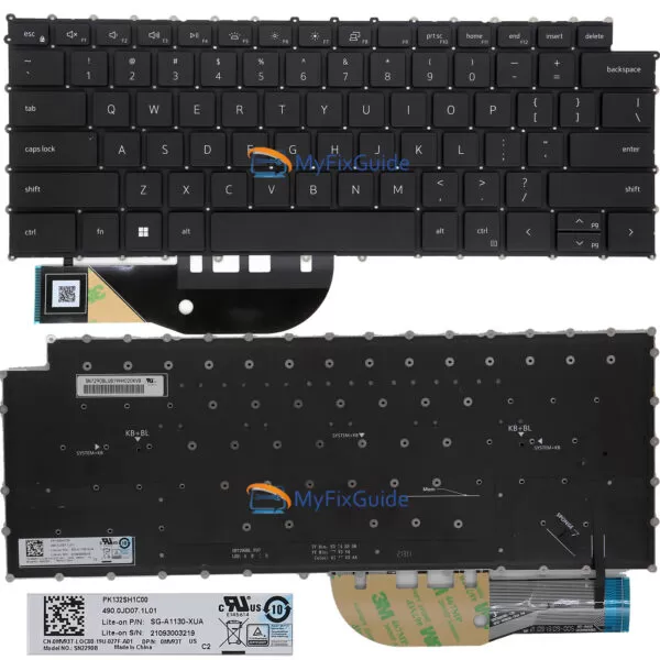 Keyboard for Dell Precision 5570 5560 5550