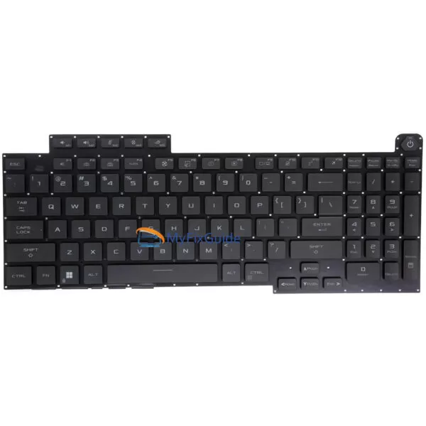 Keyboard for Asus ROG Strix SCAR 17 G733ZM G733ZW G733ZS