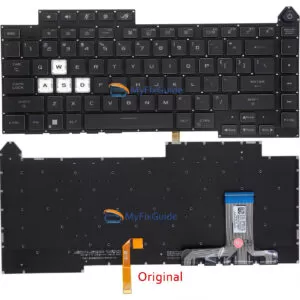 Keyboard for Asus ROG STRIX G15 2021 G513QC G513QE G513QM G513QR