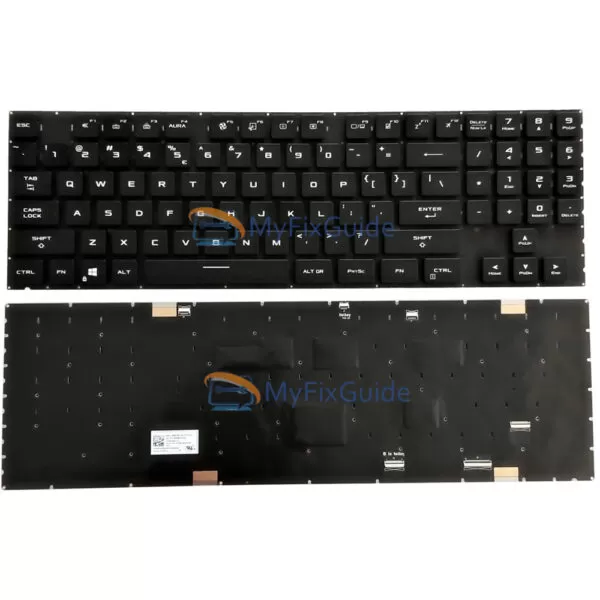 Keyboard for Asus ROG Strix SCAR 17 G733QM G733QR G733QS G733QSA