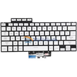 Keyboard for Asus ROG Zephyrus G14 2022 GA402RK GA402RJ white