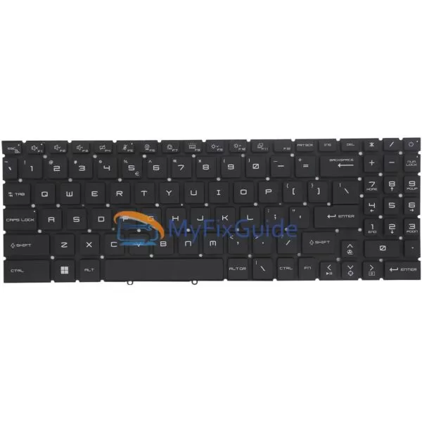 Keyboard for MSI Stealth 16 Studio A13VE A13VF A13VG