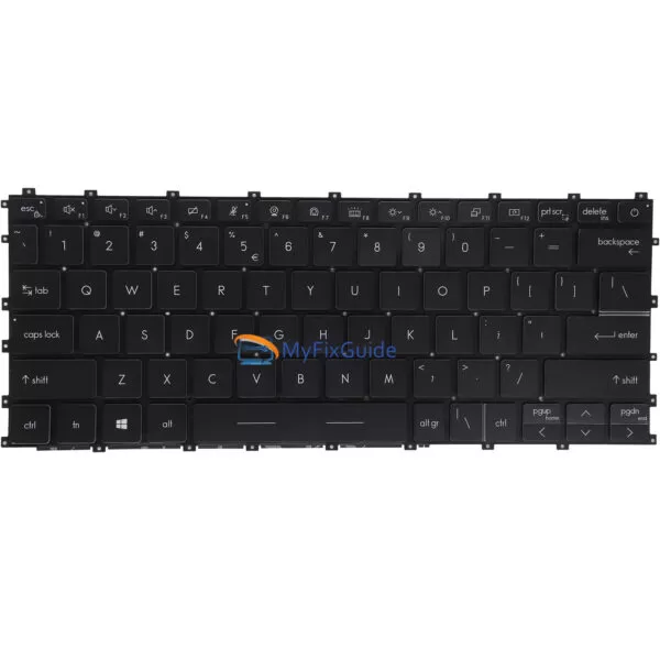 Black Keyboard for MSI Summit E13 Flip EVO