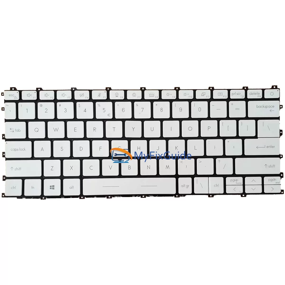 White Keyboard for MSI Summit E13 Flip EVO