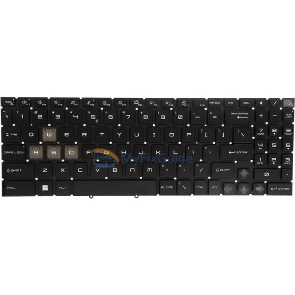 Keyboard for MSI Vector GP68HX