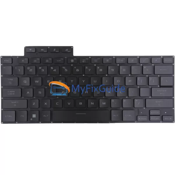 Keyboard for Asus ROG Flow X16 2023 GV601VI GV601VU GV601VV