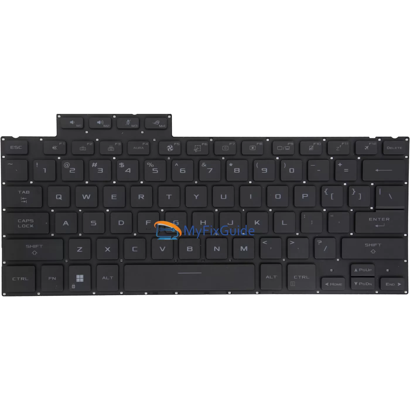Black Keyboard for ROG Zephyrus G14 2023 GA402N GA402X