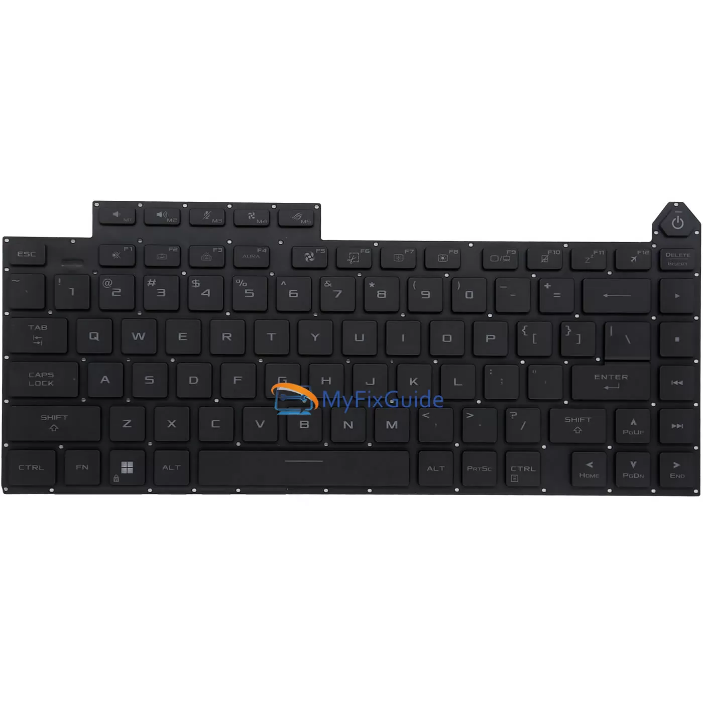 Per-Key RGB Keyboard for Asus ROG Strix G16 2024 G614