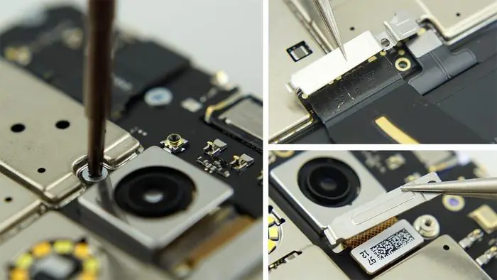 Remove the metal plate