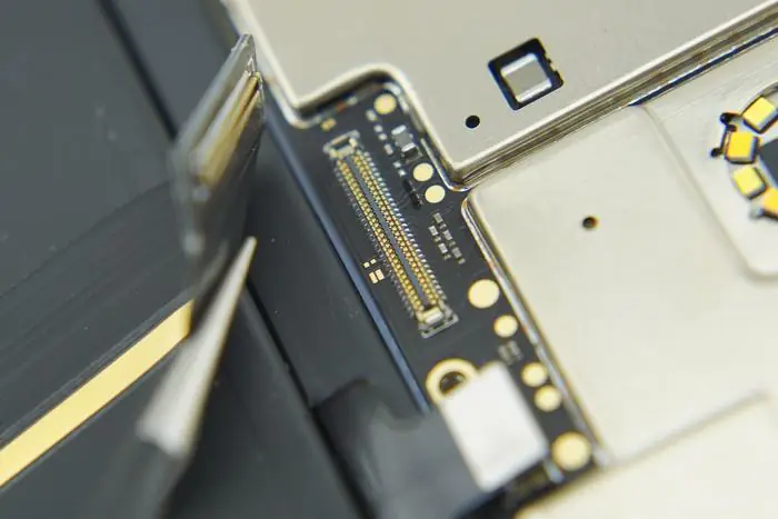 Disconnect the battery connector