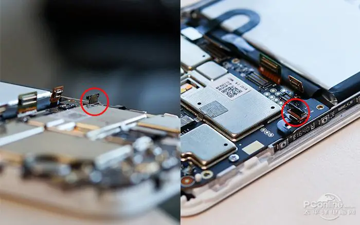 Disconnect the LCD cable, battery connector, and side button cable