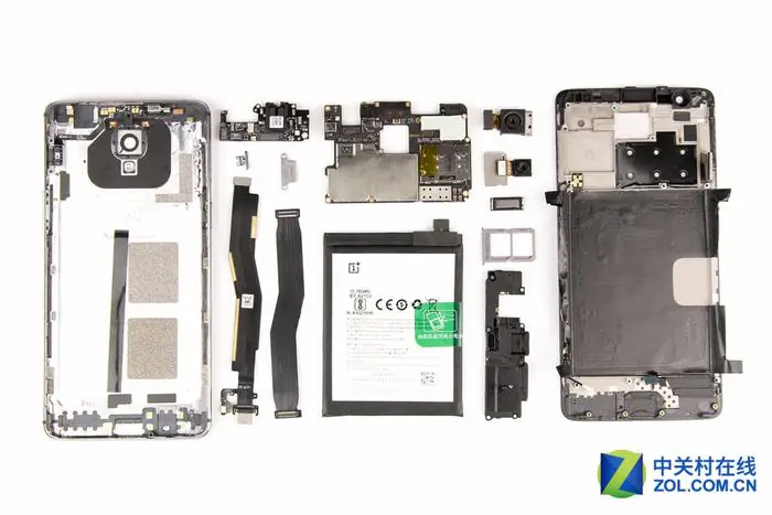 OnePlus 3T internal parts