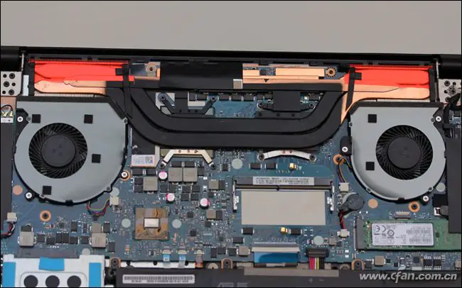 ASUS ROG GL502VM heat sink and cooling fan