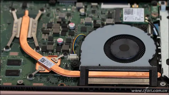 ASUS ZenBook UX410UQ heat sink and fan