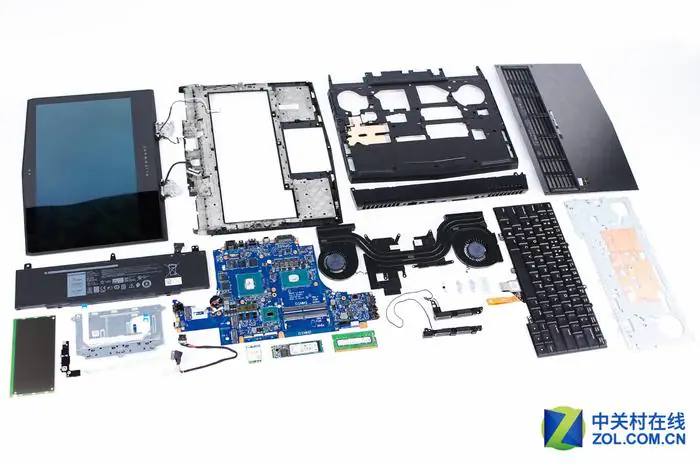 Alienware 13 R3 internal parts