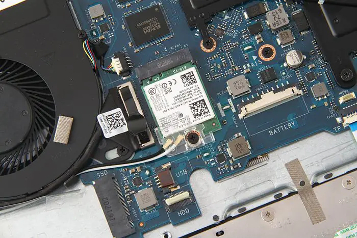 Remove the wireless card