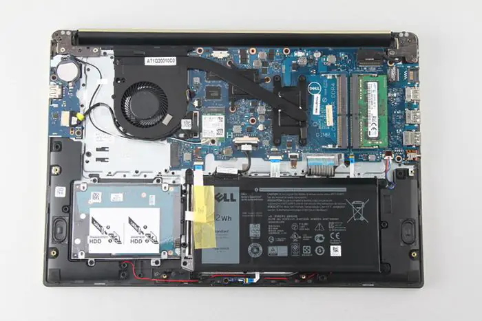 Dell Inspiron 15 7560 Internal Structure