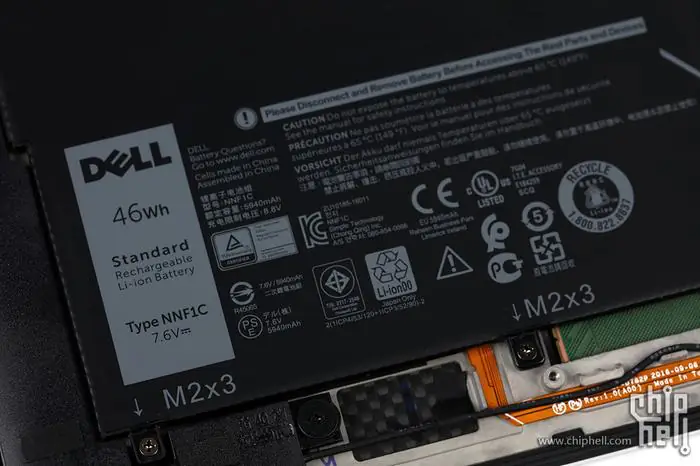 Dell XPS 13 9365 2-in-1 battery