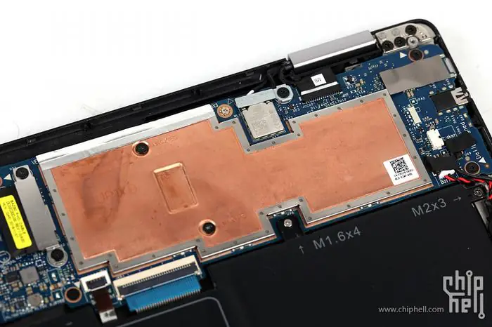 Dell XPS 13 9365 2-in-1 heat sink