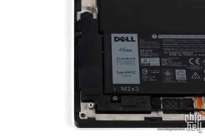 Dell XPS 13 9365 2-in-1 left speaker module