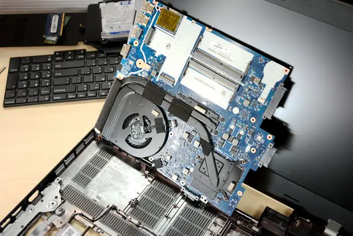 Remove the motherboard