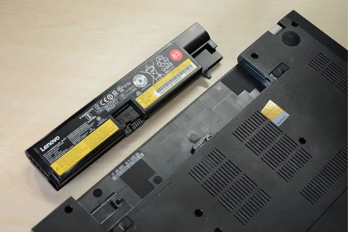 Unlock and remove the battery