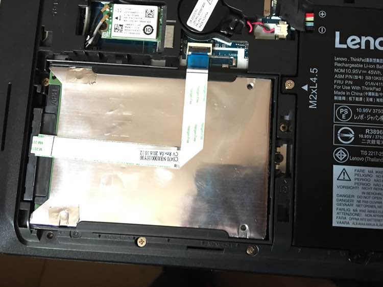Lenovo Thinkpad E470 Disassembly and SSD, HDD, RAM upgrade options