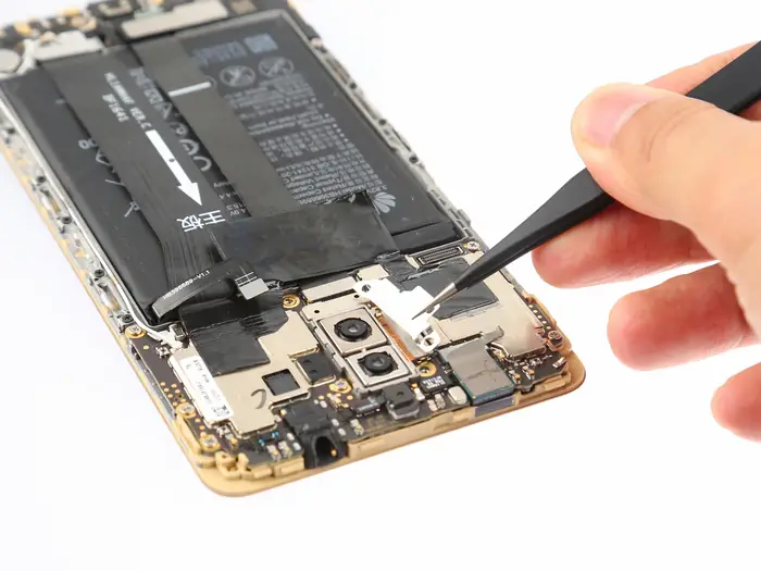 Remove the rear camera