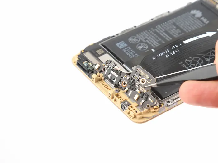 Remove the USB Type-C port board