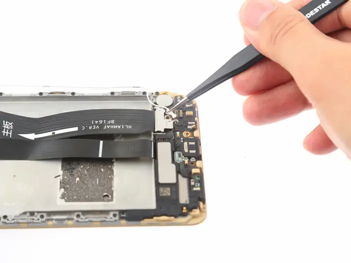 Unplug the antenna cable