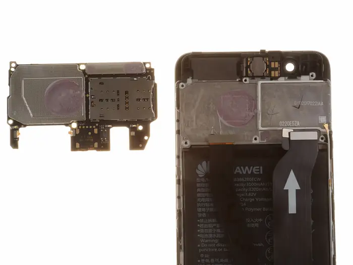 Remove the motherboard
