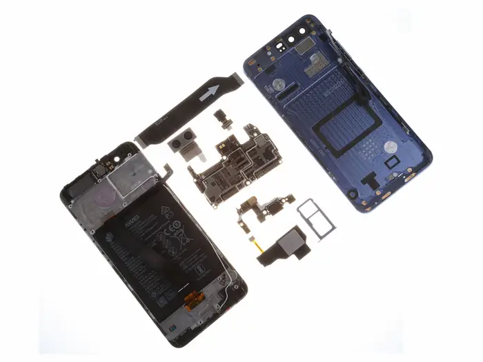 Huawei P10 internal parts