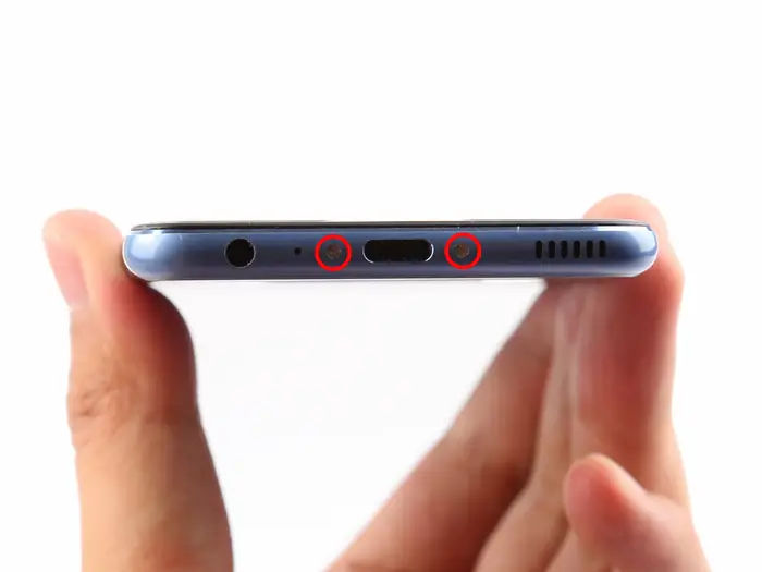 Remove the two Pentalobe screws