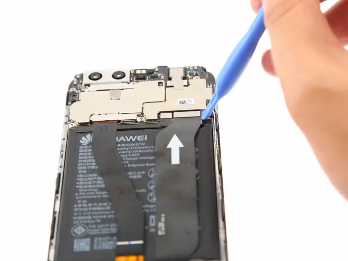 Disconnect the main FPC from the motherboard