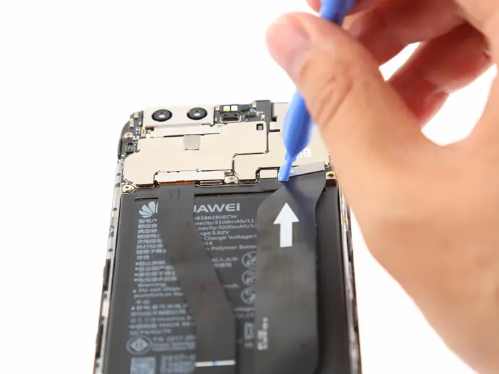 Disconnect the battery connector from the motherboard