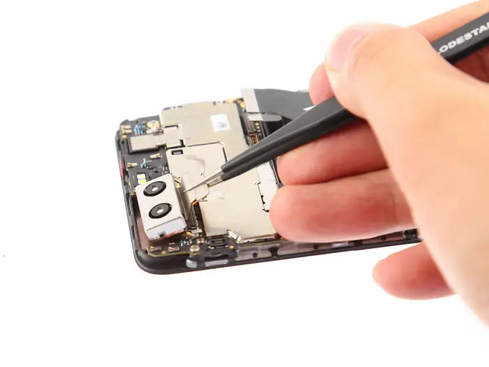 Remove the rear camera