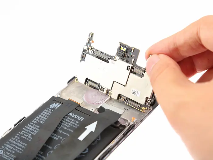 Lift and remove the motherboard