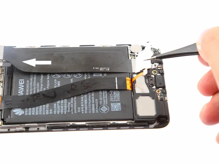 Remove the metal sheet with tweezers