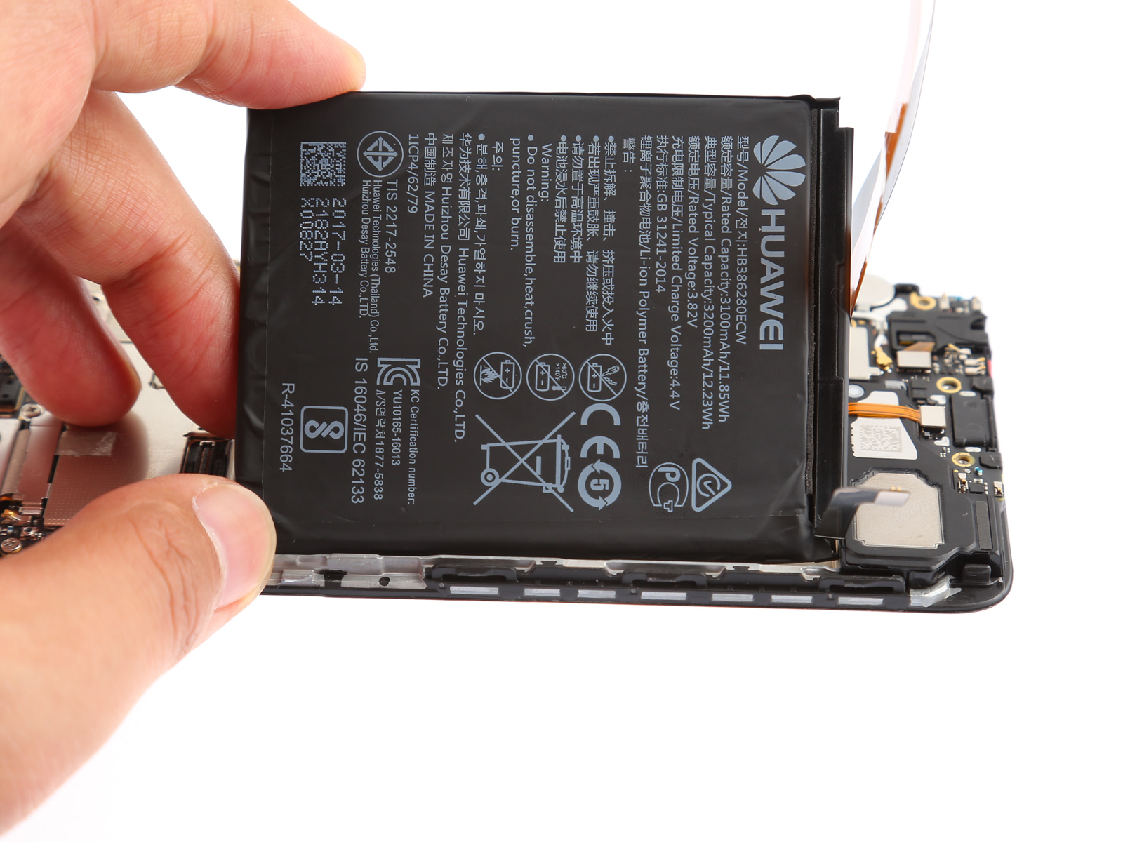 I øvrigt Vanding konstant Ho To Remove & Replace Huawei P10 Battery