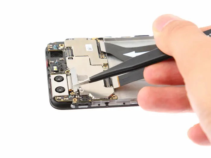 Remove the metal sheet