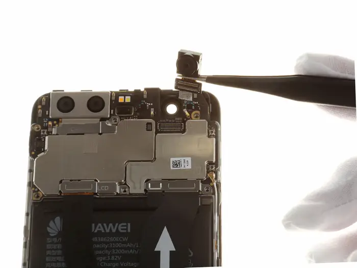 Remove the front camera and rear camera