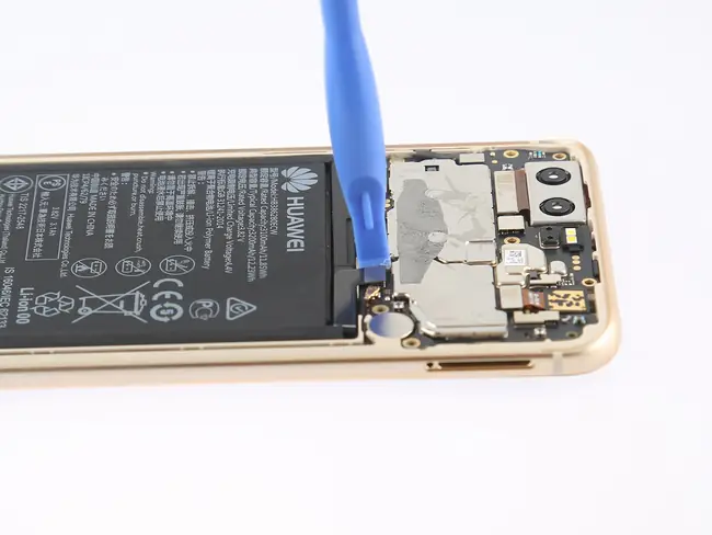 Disconnect the battery connector