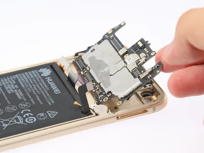 Remove the motherboard