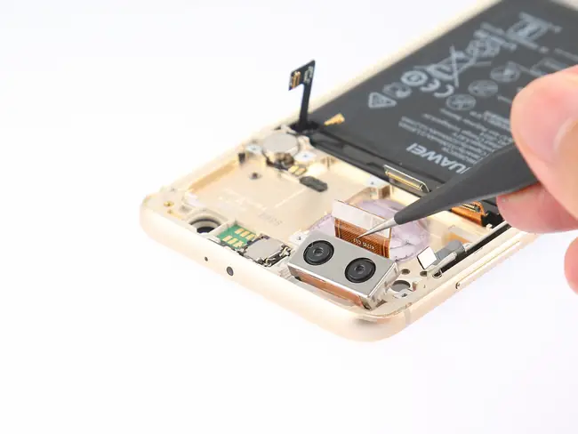 Remove the rear camera