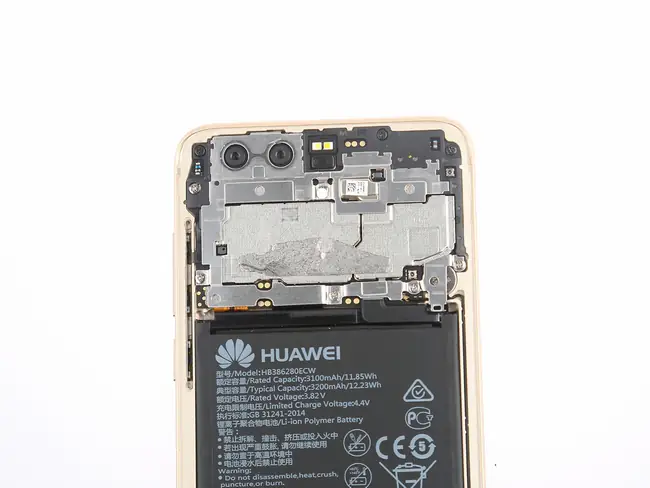 Remove all screws securing the metal plate