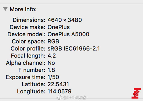OnePlus 5 specification
